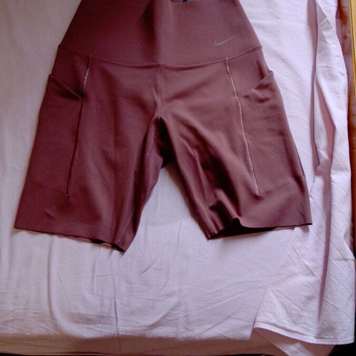 Nike pink biker shorts, size small