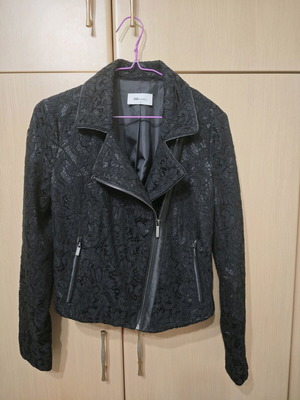 BSB women's jacket with lace like new, black