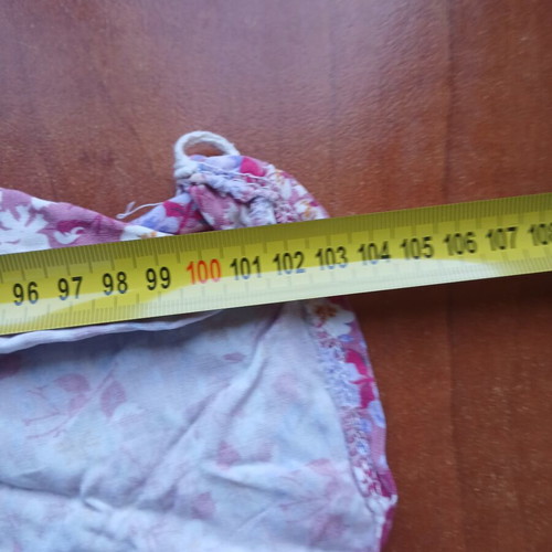 Pareo skirt used, pink, size M