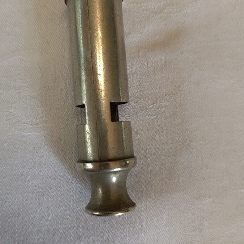 J. Hudson & Co. 1941 British Military Whistle, WWII Broad Arrow