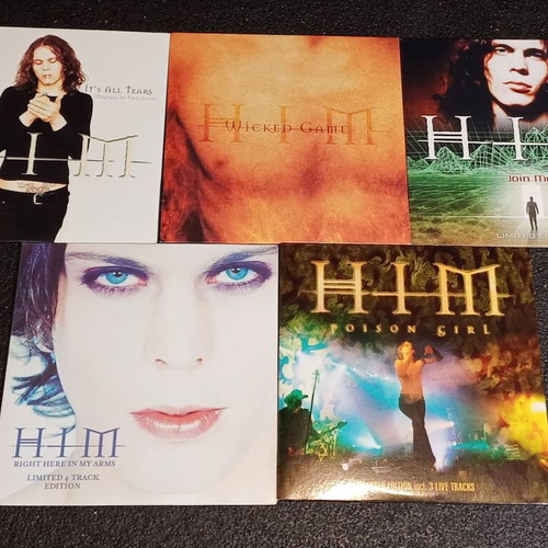 HIM Complete Discography 8 CDs 1997-2013 Box Set with Singles and DVD used