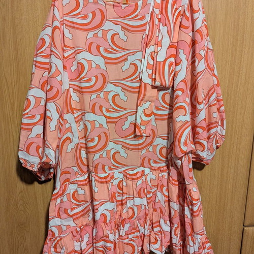Karavan mini dress one size with belt, like new