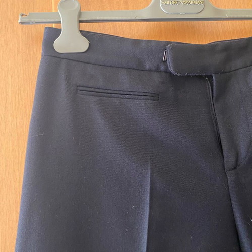 Catherine Malandrino trousers black wool, like new, size XS