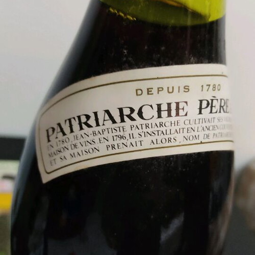 Patriarche Pere et Fils French wine 1974 new