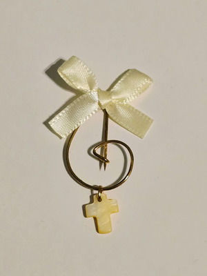 Baptismal martyrika new, pack of 30, soft yellow color