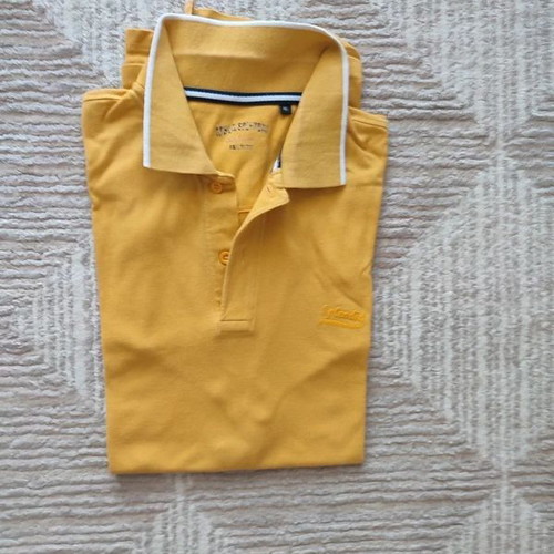 Splendid Polo Shirt XL like new, yellow with white details