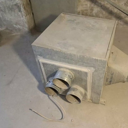 Bubble ventilation motor used in galvanized box