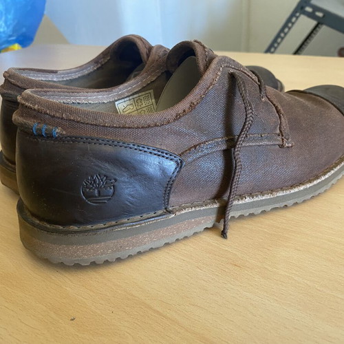 Timberland men's summer shoes like new, size 42-43, leather and fabric