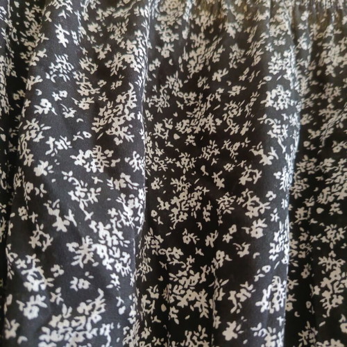 Shein one-piece shorts like new, off-shoulder, black and white