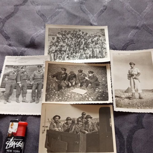 Military photos used, set of 5, circa 1950