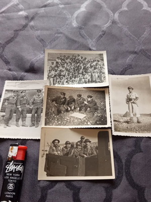 Military photos used, set of 5, circa 1950