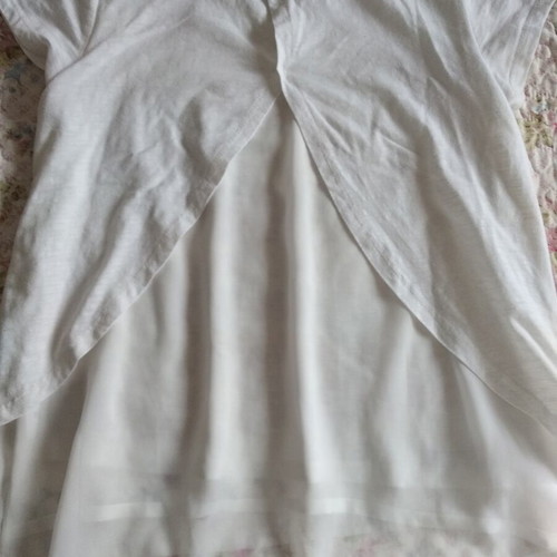 Mayoral short-sleeve shirt cream, like new, size 158 cm, age 14