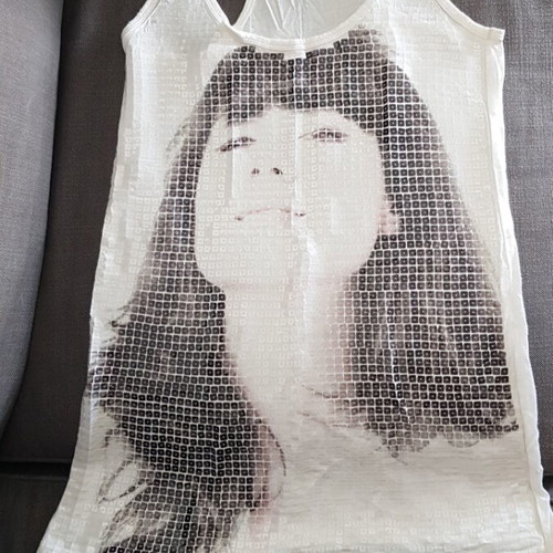 White sequin strap top Pull & Bear like new, size M