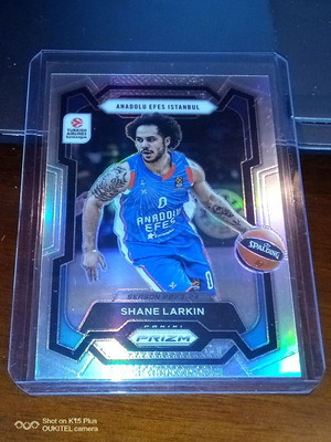 2023-24 Prizm EuroLeague Basketball Shane Larkin silver prizm