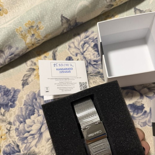 Calvin Klein Men Watch New Black and Silver