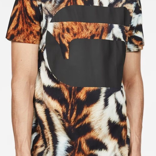 G-Star Mostom Men's T-shirt new, tiger print, size S