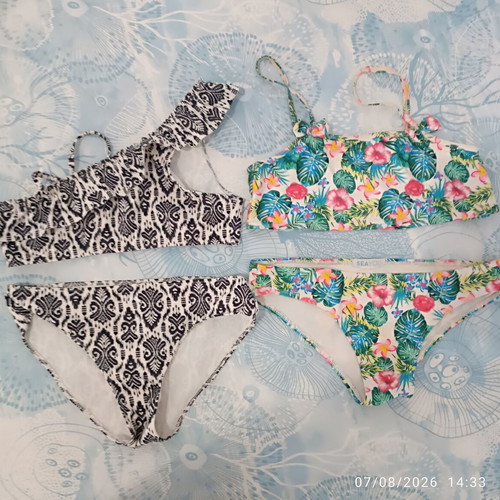 Alouette bikini set for girls 10-12 years, like new, colorful