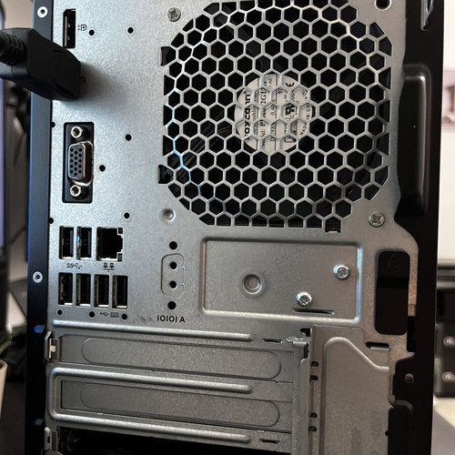 HP Elitedesk 705 G4 MT Desktop PC used with Ryzen 3 PRO 2200g, 8GB RAM, 256GB NVMe SSD