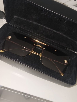 Versace sunglasses, black and gold