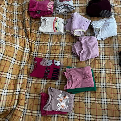 Winter T-shirts like new, pack of 15 for ages 2-4