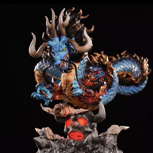 One Piece Kaido figure statue with LED lighting 22cm new