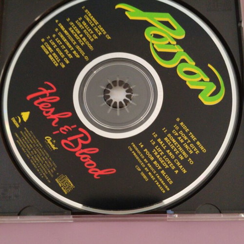 Poison Flesh & Blood CD like new American edition