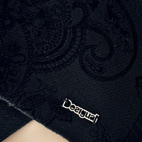 Desigual coat N38 like new, black, slim fit