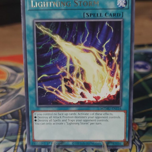 Lightning Storm Yu-Gi-Oh! spell card