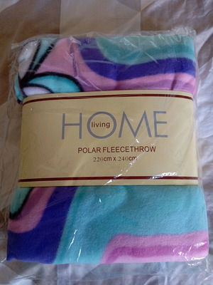 Double fleece blanket new 220x240