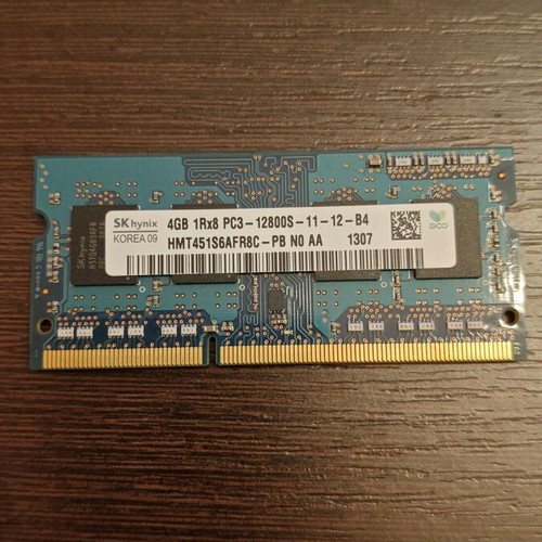 SK Hynix DDR3L 4GB 1600MHz RAM memory used