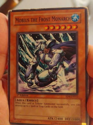 Mobius the Frost Monarch Yu-Gi-Oh Card like new