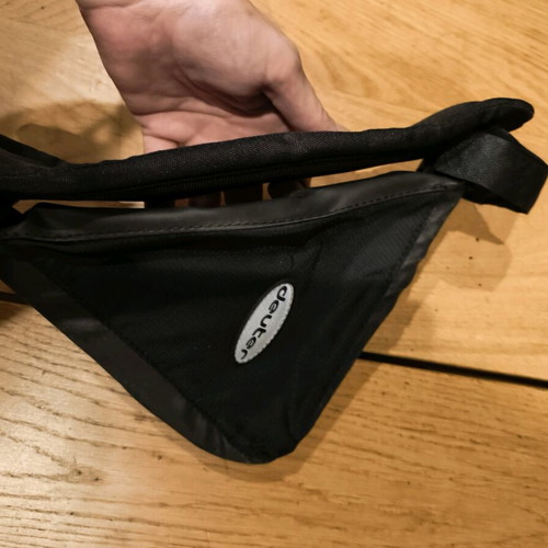 Triangular bicycle bag like new