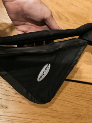 Triangular bicycle bag like new