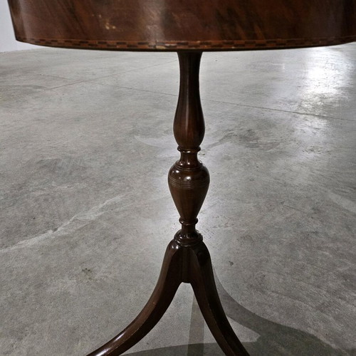 Side table used, solid walnut wood