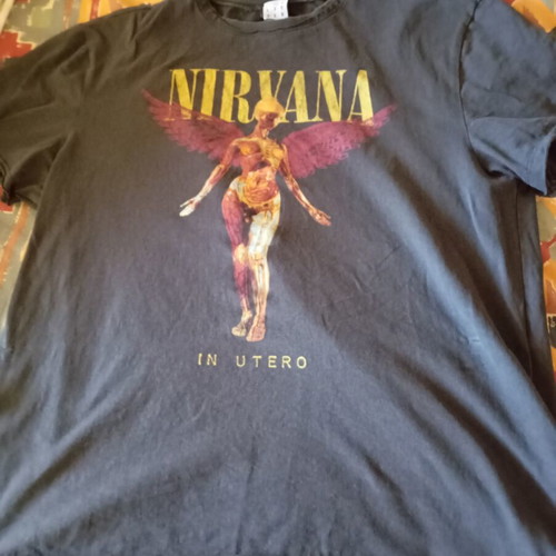 Nirvana In Utero T-shirt used, size M, Amplified