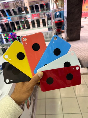 Iphone XR back glass replacement logo new