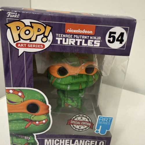 Funko Pop! Art Series Michelangelo #54 Teenage Mutant Ninja Turtles Special Edition