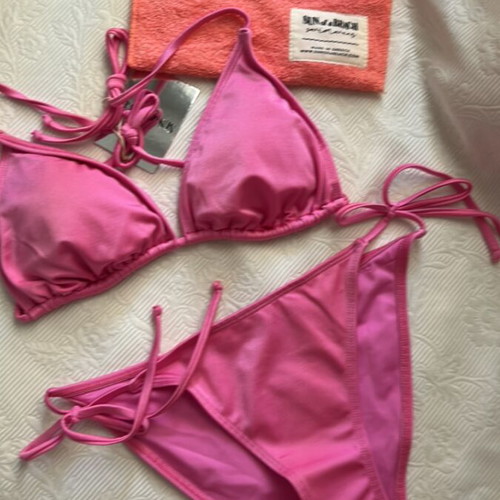 Sun of a Beach bikini swimwear, pink, size M