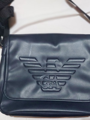 Armani γνήσια τσάντα laptop επαγγελματική σαν καινούργιο, μπλε