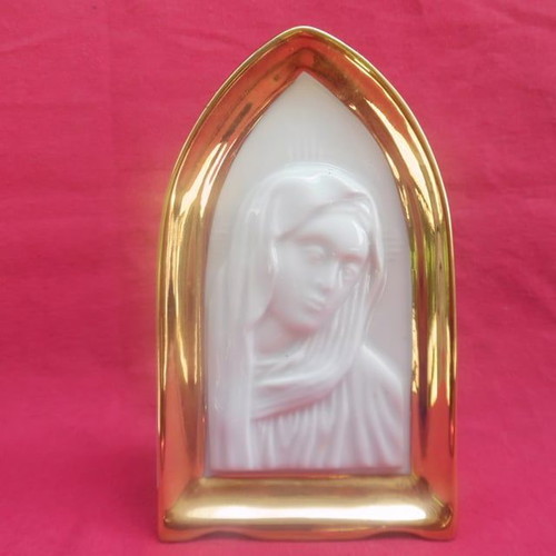 Porcelain Crown Bavaria decorative item used with Virgin Mary