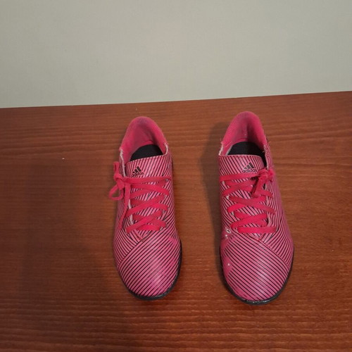 Adidas ΝΣΜΣΖΙΖ N34 football shoes used, purple for girls and boys