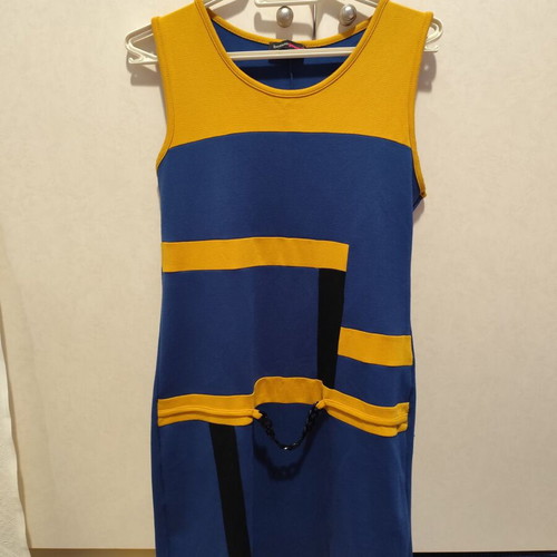 Batida dress multicolored like new made of viscose