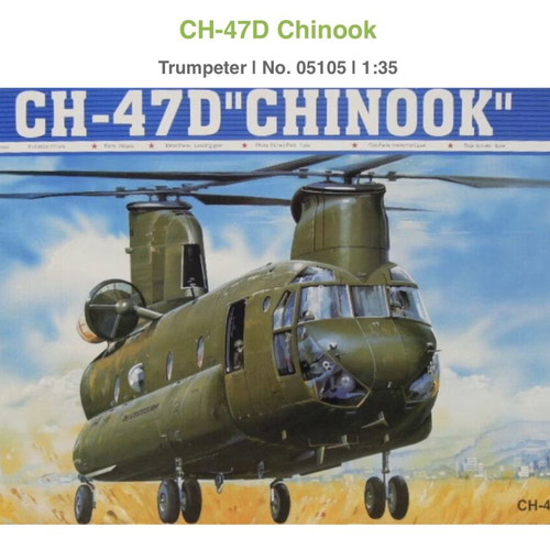 Trumpeter CH-47D Chinook 1/35 model kit new