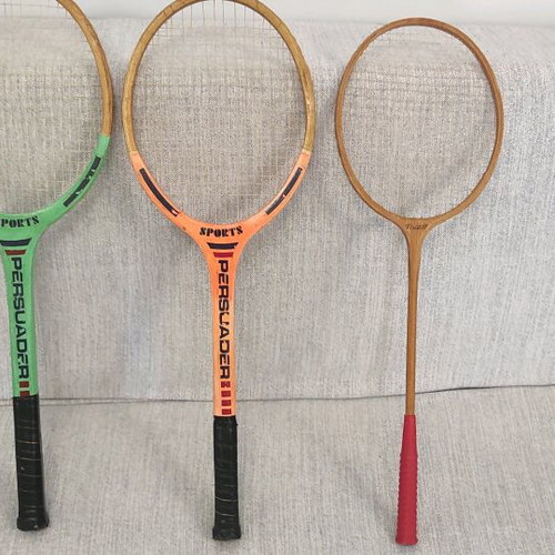 Badminton rackets pack of 3 used Persuader sports vintage