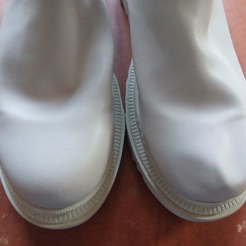 Ankle boots beige, used once, size 41
