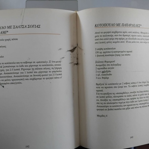 Around the World with a Fork Cookbook like new, Greek culinary memoirs