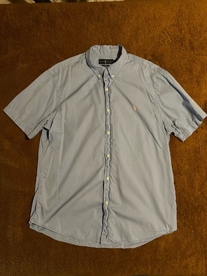 Ralph Lauren short-sleeve shirt XL turquoise like new