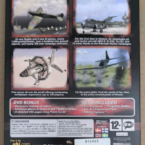 IL-2 Sturmovik 1946 PC DVD-ROM like new, Ubisoft