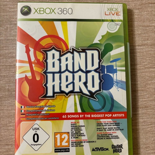 Band Hero Xbox 360 PAL used complete