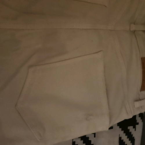 Stradivarius White Elastic Jeans like new, size S 36 8